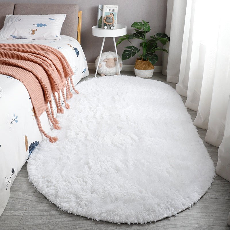 Cloud Oval Shag Rug - Nyxroom