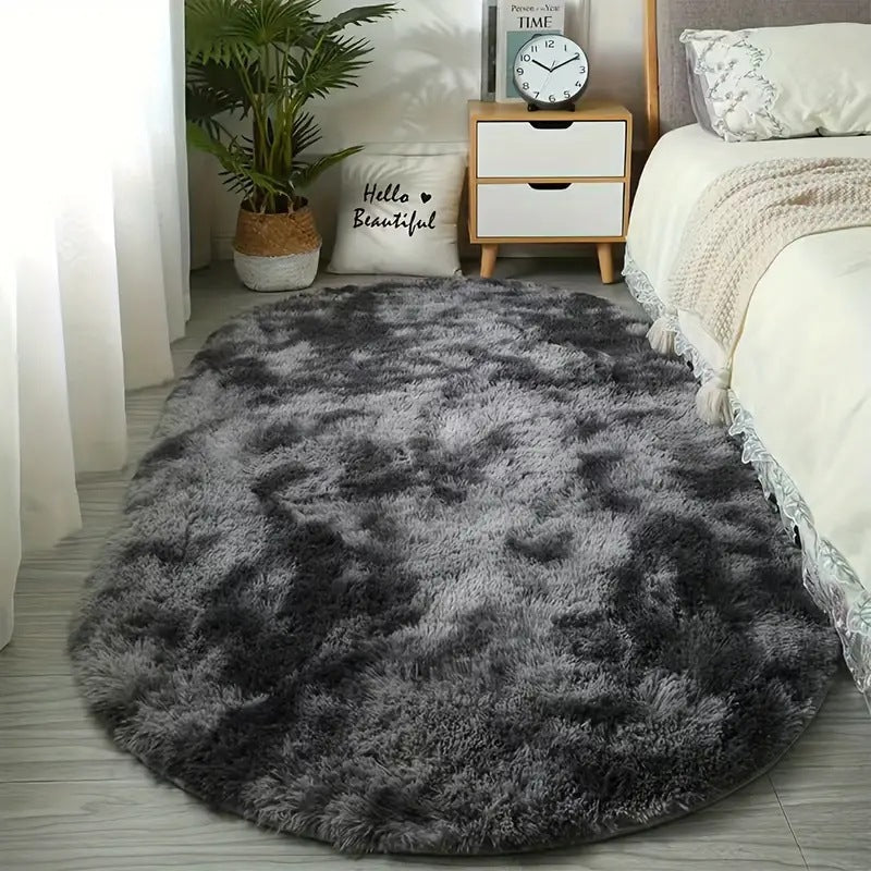 Cloud Oval Shag Rug - Nyxroom